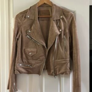 BRAND NEW!! Blank NYC - Timeless casual suede moto jacket.